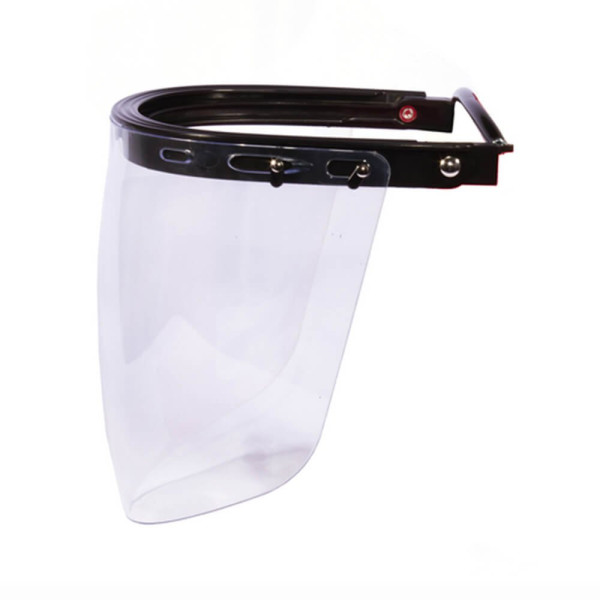 Protetor Facial Incolor com Suporte Universal para Capacete