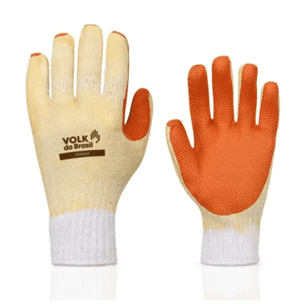 Luva Emborrachada Orange Volk